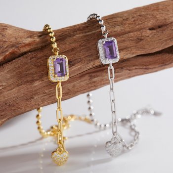 Natural Gemstone Bracelet For Women Made With S925 Sterling Silver